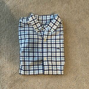 EUC Vineyard Vines Boys Long Sleeved On-the-Go Performance Shirt Sz 7